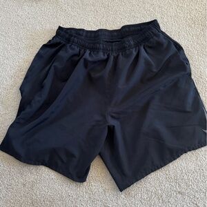 Nike Black Women's Athletic Running Shorts with Swoosh